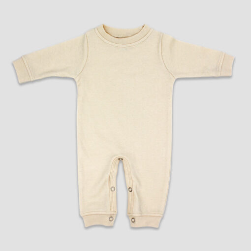 Baby Sleep N Play Pajamas - 100% Cotton - Natural