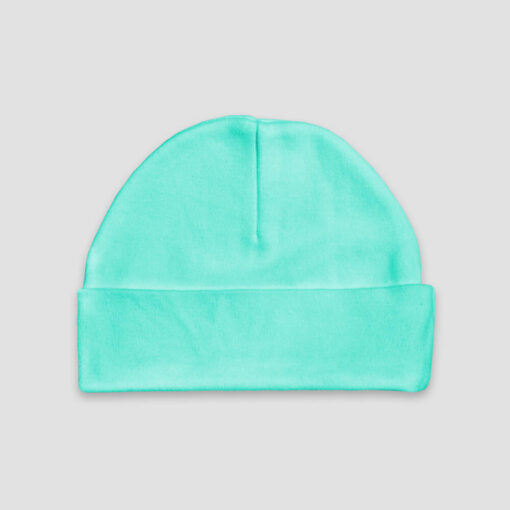 Baby Beanie Hats – Polyester Cotton Blend Mint - LG3031P - The Laughing Giraffe®