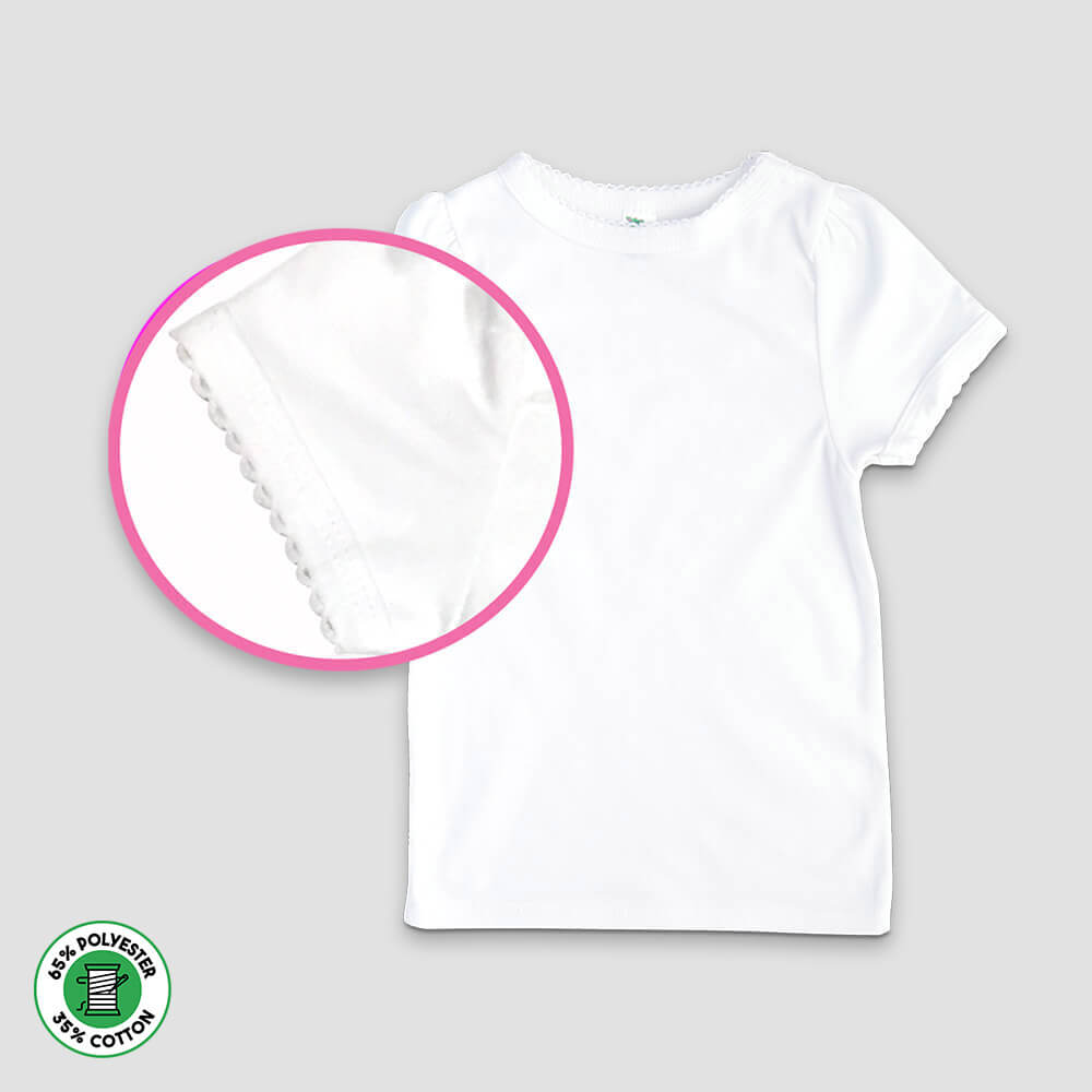 TODDLER Polyester Unisex Short Sleeve Crew Neck Shirt