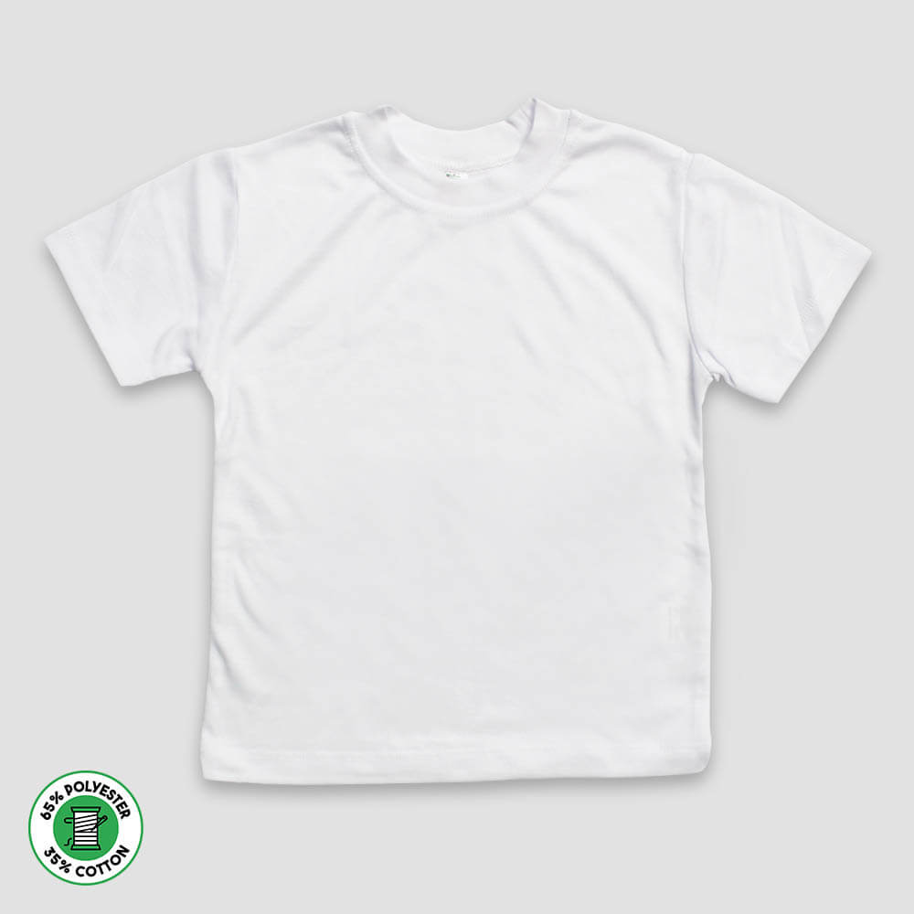 Sublimation Vapor Basic Toddler Tee - White - 8402-24M