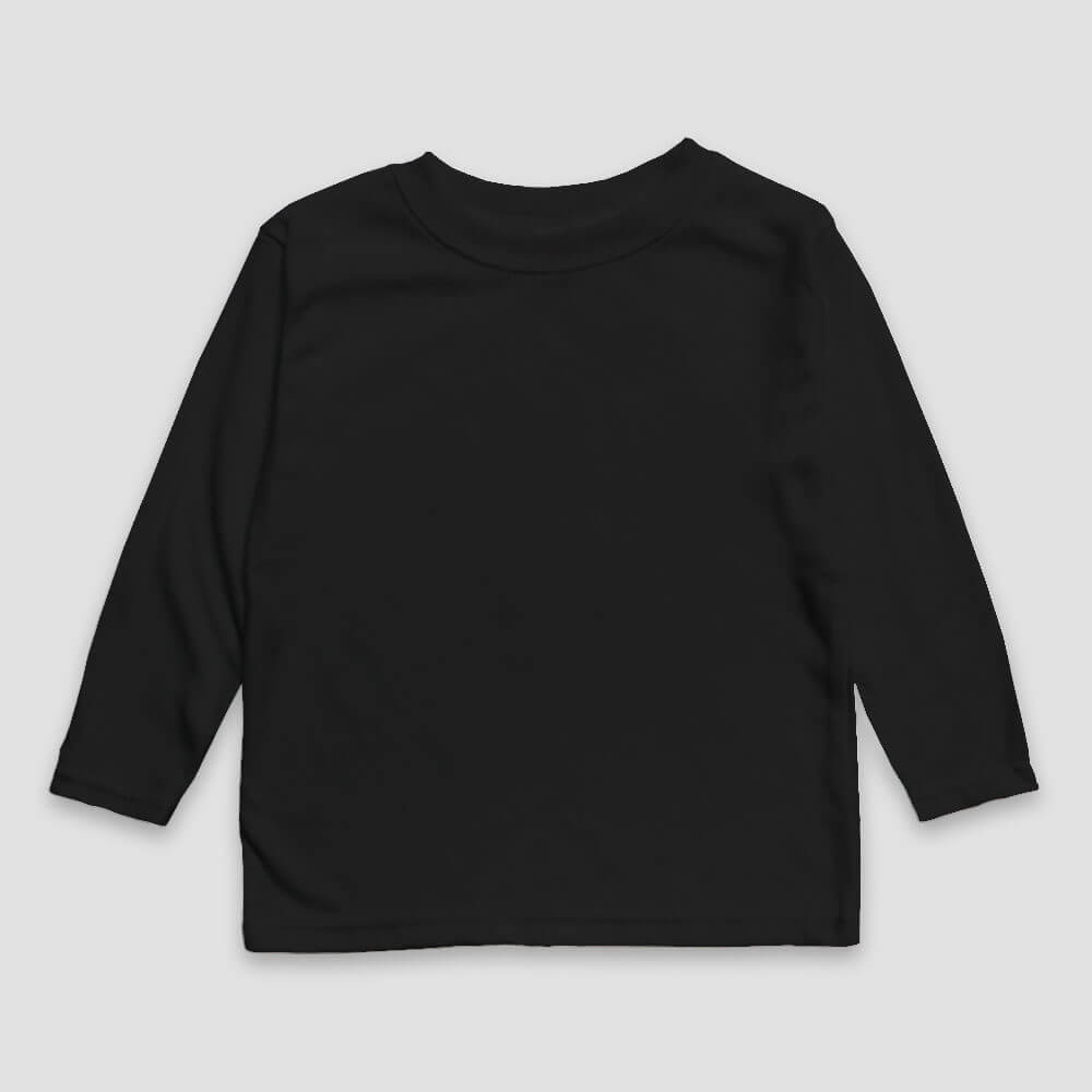 Toddler & Kids Long Sleeve T-Shirt – Polyester Cotton Blend