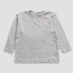 Unisex Plain Toddler Long Sleeve T-Shirts - Polyester Cotton