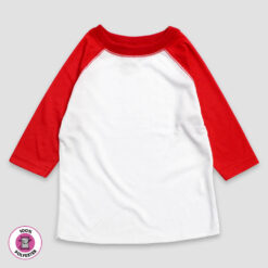 Sublimation Toddler Raglan T-Shirts - Baseball 3/4 Sleeve Tees - LG4554WB - The Laughing Giraffe®