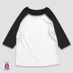 Sublimation Toddler Raglan T-Shirts - Baseball 3/4 Sleeve Tees