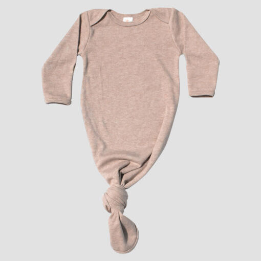 Blank Baby Nightgowns - LG3802 - Truffle | The Laughing Giraffe®