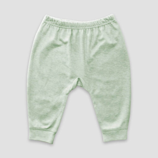 Baby Jogger Pants – Polyester Cotton Blend Sage Heather - LG3605SG - The Laughing Giraffe®