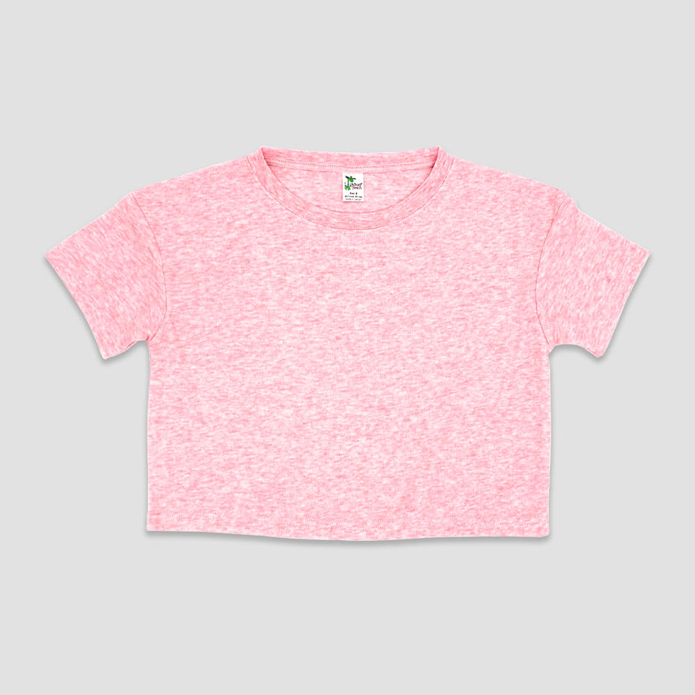 Wholesale Girls Crop Top T Shirts Polyester Cotton Blend wholesale-girls-crop-top-t-shirts-polyester-cotton-blend