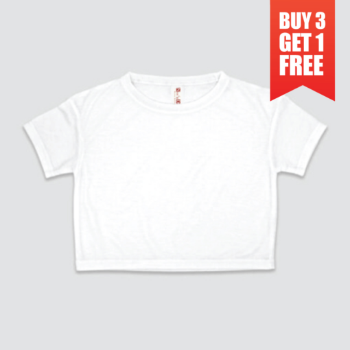 Womens Festival Crop Tops for Sublimation - White - ND4551 - Neil & David