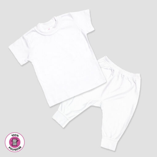 Wholesale Blank Baby Jogger Pants and T-Shirt Set - Sublimation Blanks - LGS4606