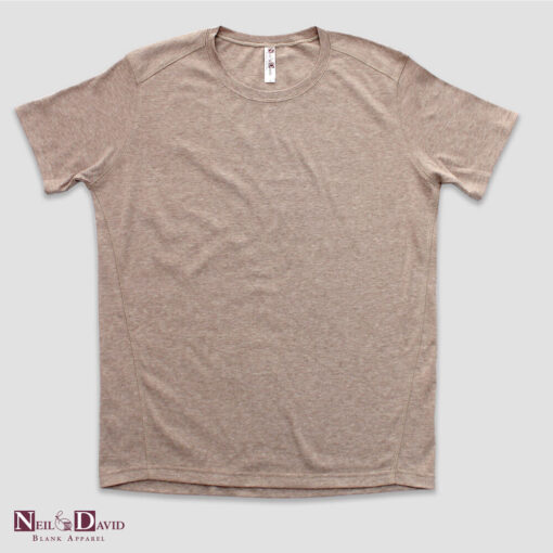 Luxe Adult Short Sleeve Slim Fit T-Shirt – Polyester Cotton Blend