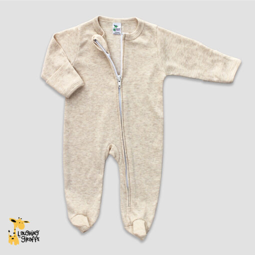 Wholesale Infant Sleeper with Zipper - Wholesale Blank Baby Pajamas - The Laughing Giraffe