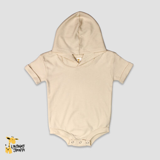 Premium 100% Cotton Baby Bubble Rompers with Hoodie - LG2409 - The Laughing Giraffe