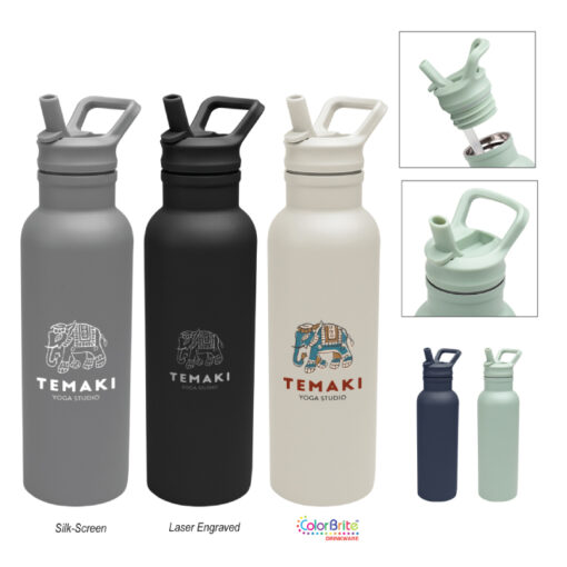 17 Oz. Hailey Recycled Stainless Steel Bottle - Custom Metal Water Bottles