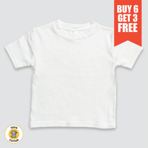 Toddler Crew Neck T-Shirts - Premium 100% Cotton