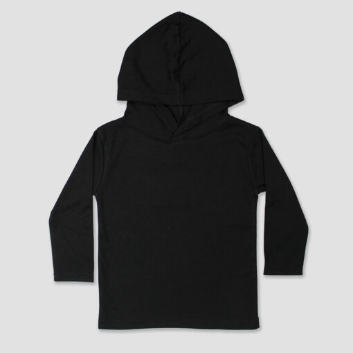 LG3583D - Wholesale Black Toddler Hoodie Shirt