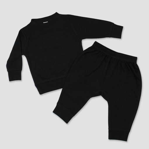 LGS3699D - Wholesale Blank Baby Jogger Pants and Shirt Sets