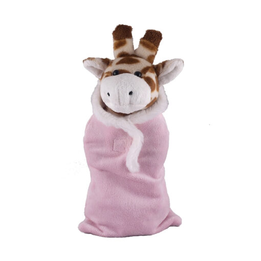 8" Soft Plush Giraffe in Baby Sleep Bag Stuffed Animal